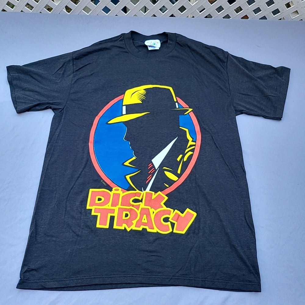Vintage 90’s Dick Tracy Movie Promo Tee XL Made in the USA B.J. Frog
